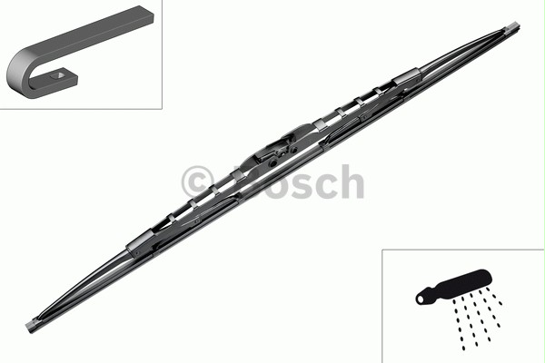 Щетка стеклоочистителя Bosch Twin грузовой N74